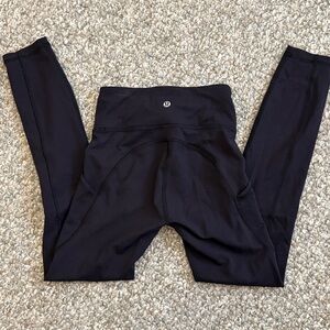 Black Lululemon Leggings with pockets